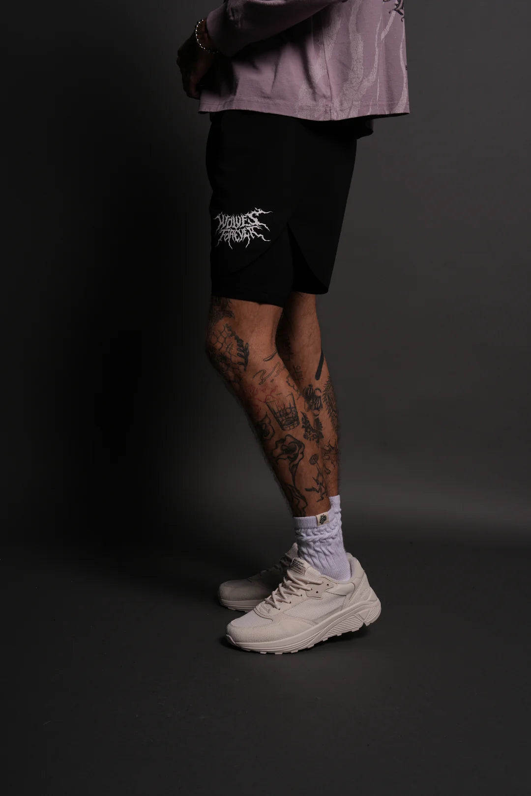 FORGED FROM IRON PHANTOM COMPRESSION SHORTS IN BLACK