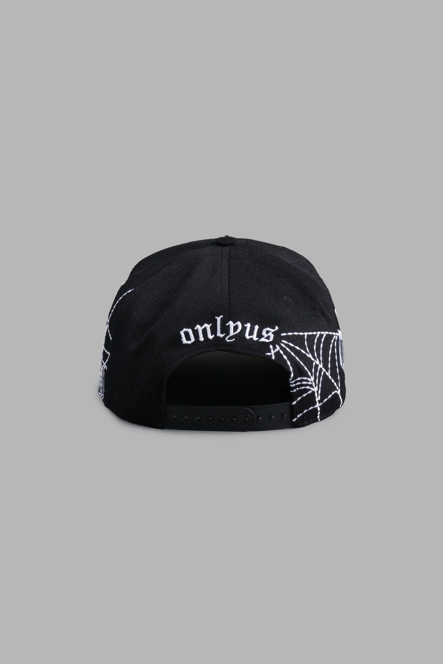 Webbed A Frame Snapback in Black