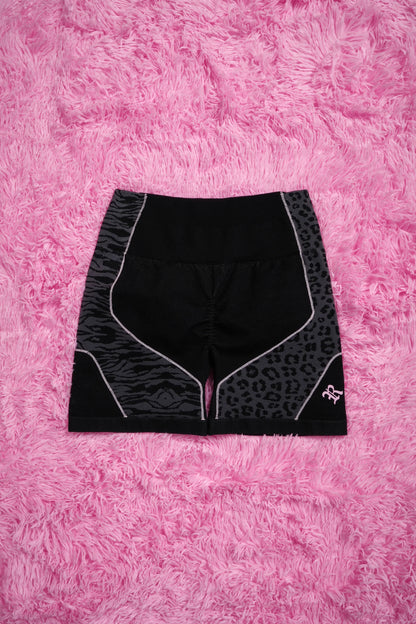 Pink Roses Kelly Seamless Shorts in Vintage Ashes