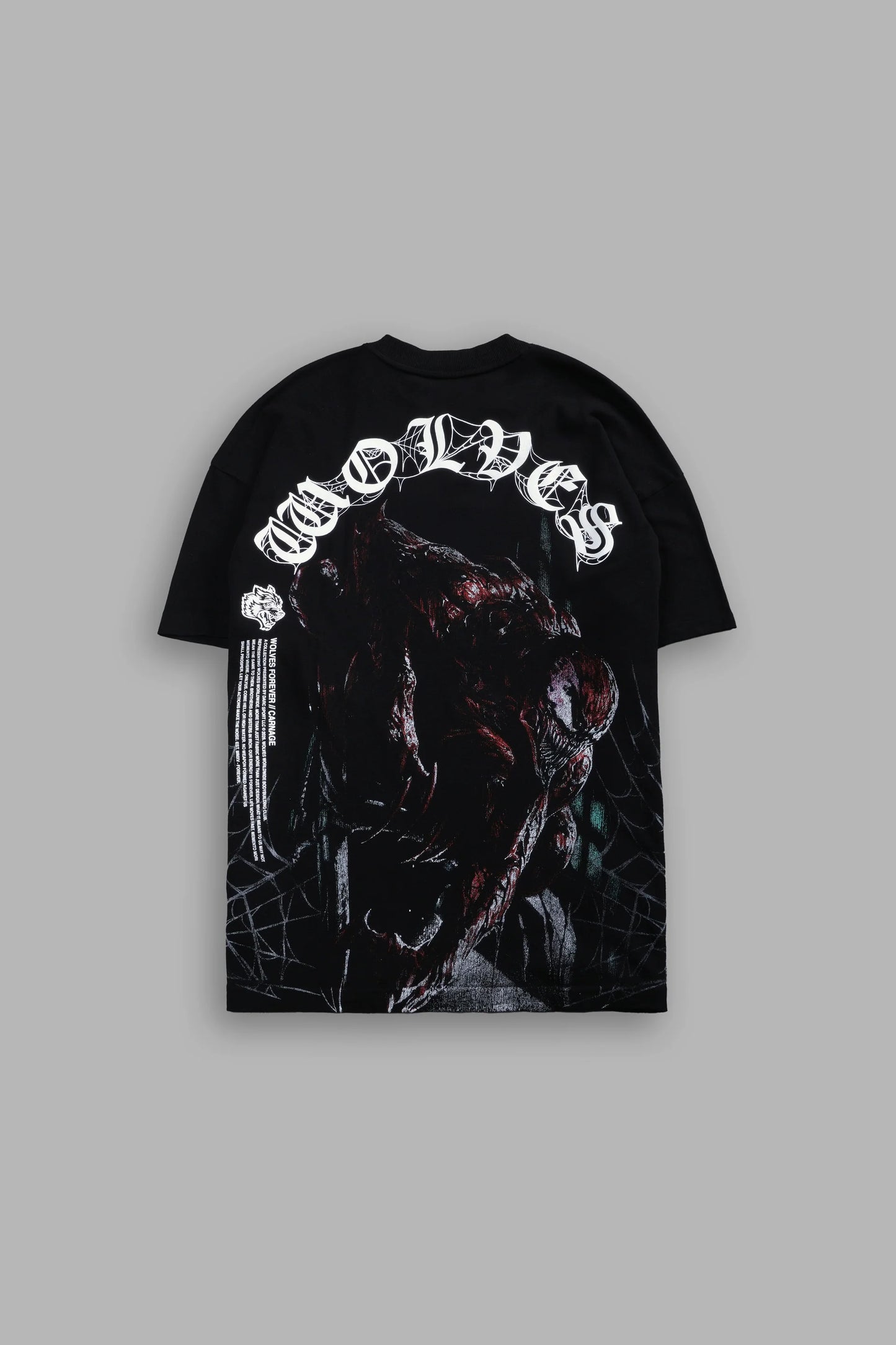 CAMISETA C CHOPPER OVERSIZED EN COLOR NEGRO