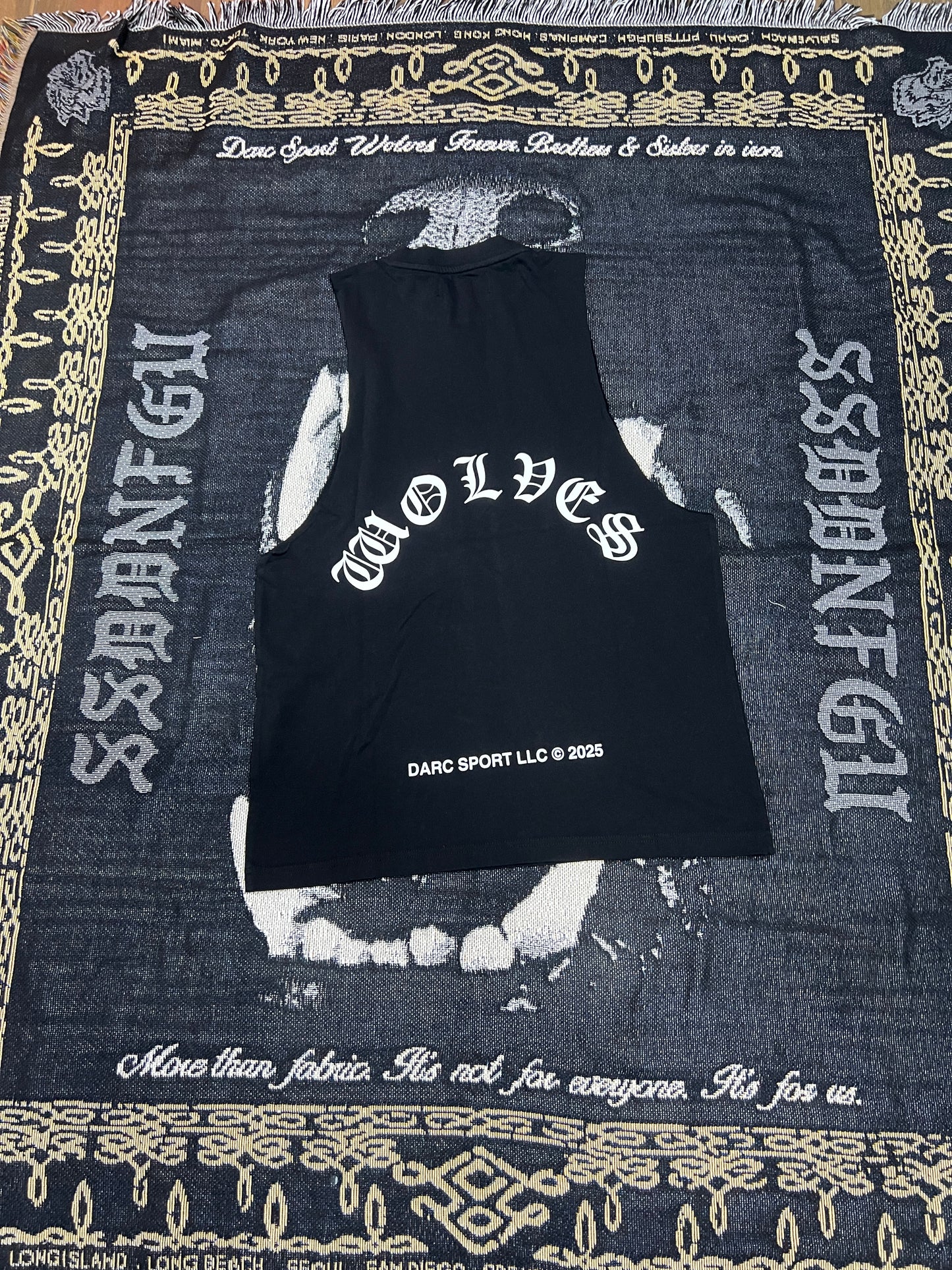 CONQUER “TOMMY” MUSCLE TEE IN BLACK