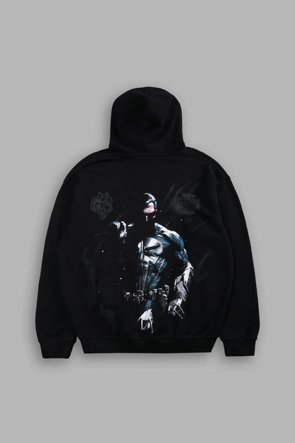 SUDADERA CON CAPUCHA P BOX CUT EN COLOR NEGRO