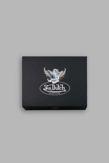 Von Dutch "Side-By-Side" Tee Box Set in Black