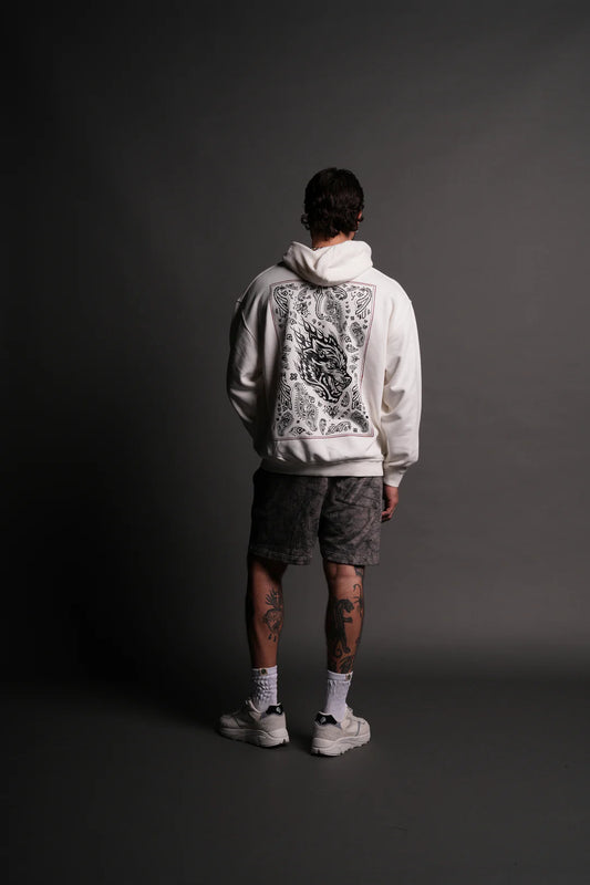 WESTERN V2 “PIERCE” HOODIE IN CREAM