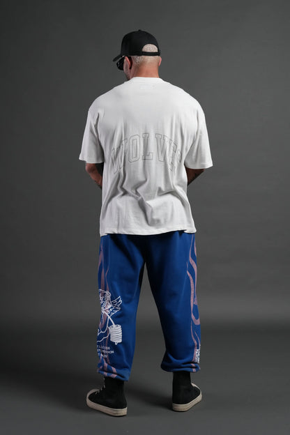 Powerhouse of the Wolves Premium Oversized Tee in Cream