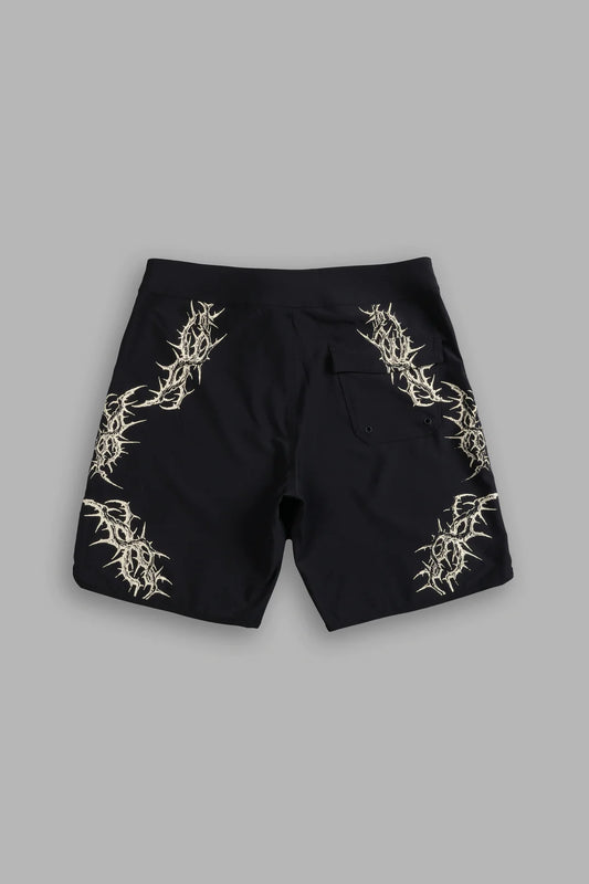 THORNS NO WEAPON STAGE SHORTS IN BLACK