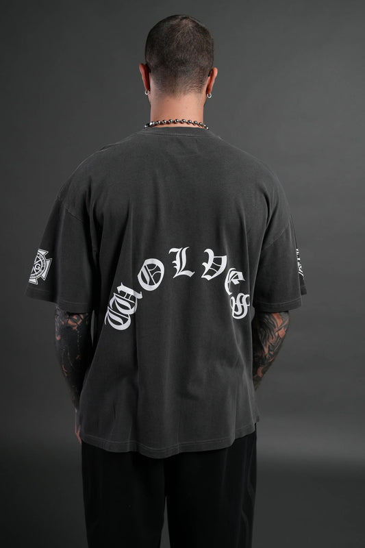 YATES FOREVER PREMIUM OVERSIZED TEE IN WOLF GRAY