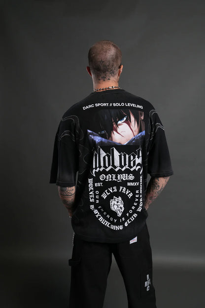 CONSUMED BY THE DARC PREMIUM OVERSIZED TEE IN BLACK