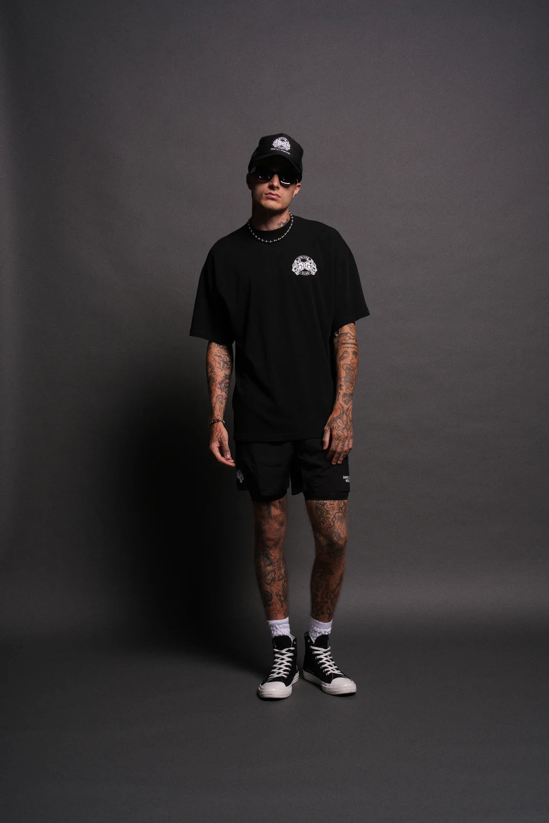 WOLVES CLUB 2015 TILL FOREVER "PREMIUM" OVERSIZED TEE IN BLACK