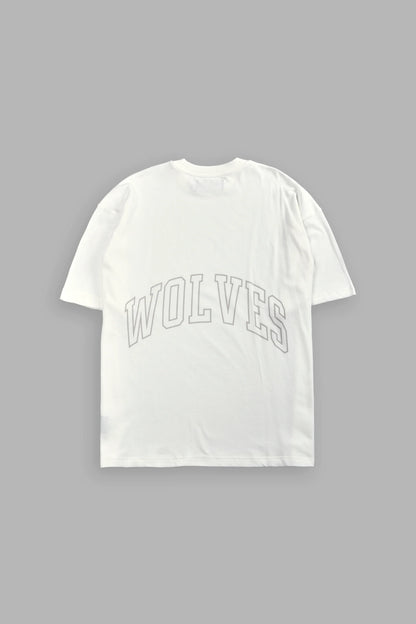 Powerhouse of the Wolves Premium Oversized Tee in Cream