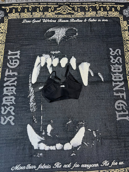 MIDNIGHT VEINS KELLY BRA IN BLACK