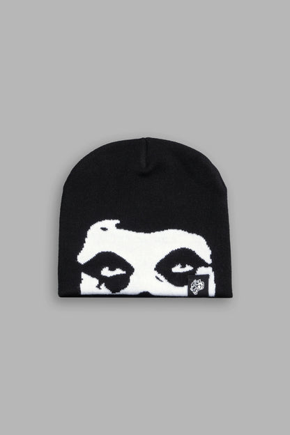 Fiend Skull Cap Beanie in Black