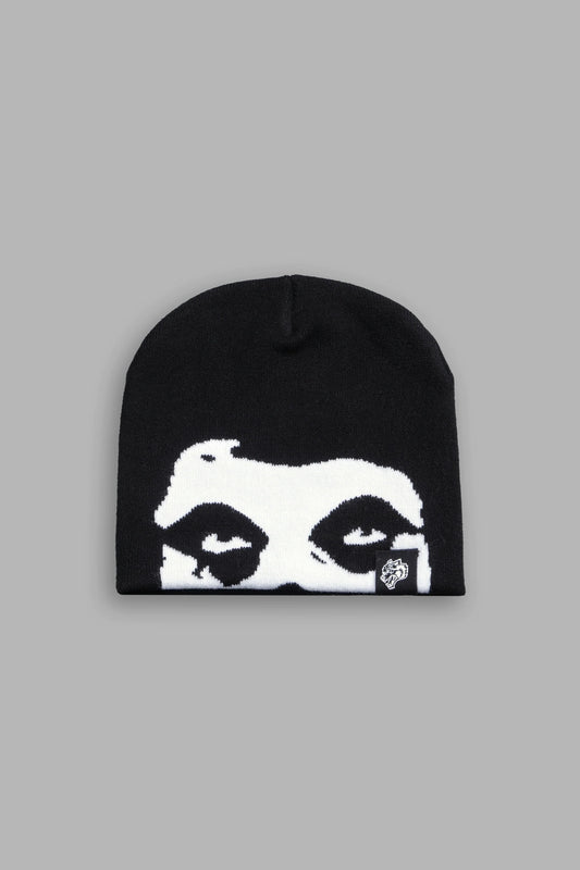 Fiend Skull Cap Beanie in Black