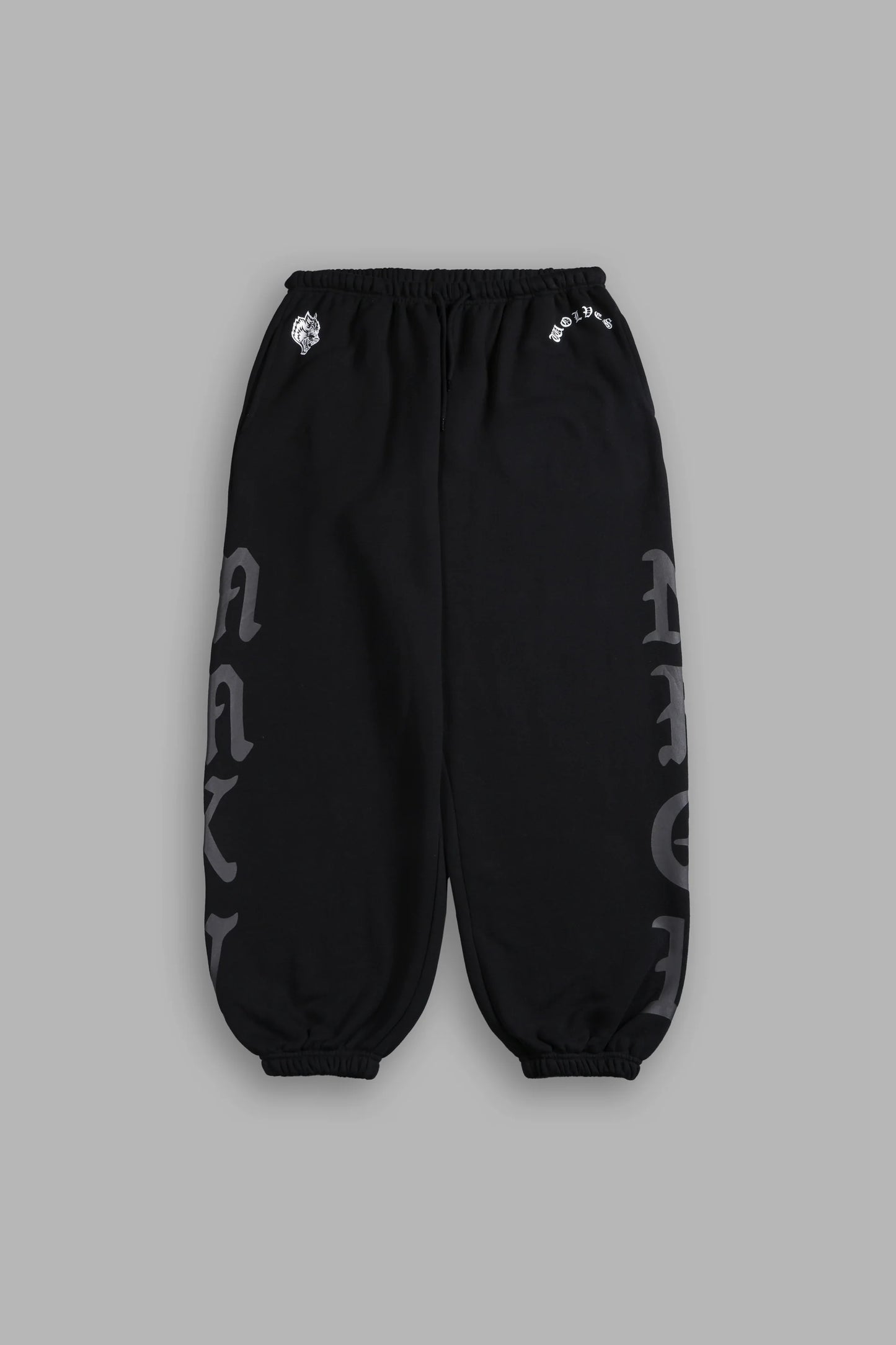 Stone Code Lightweight Lounger Sweat Pants in Black