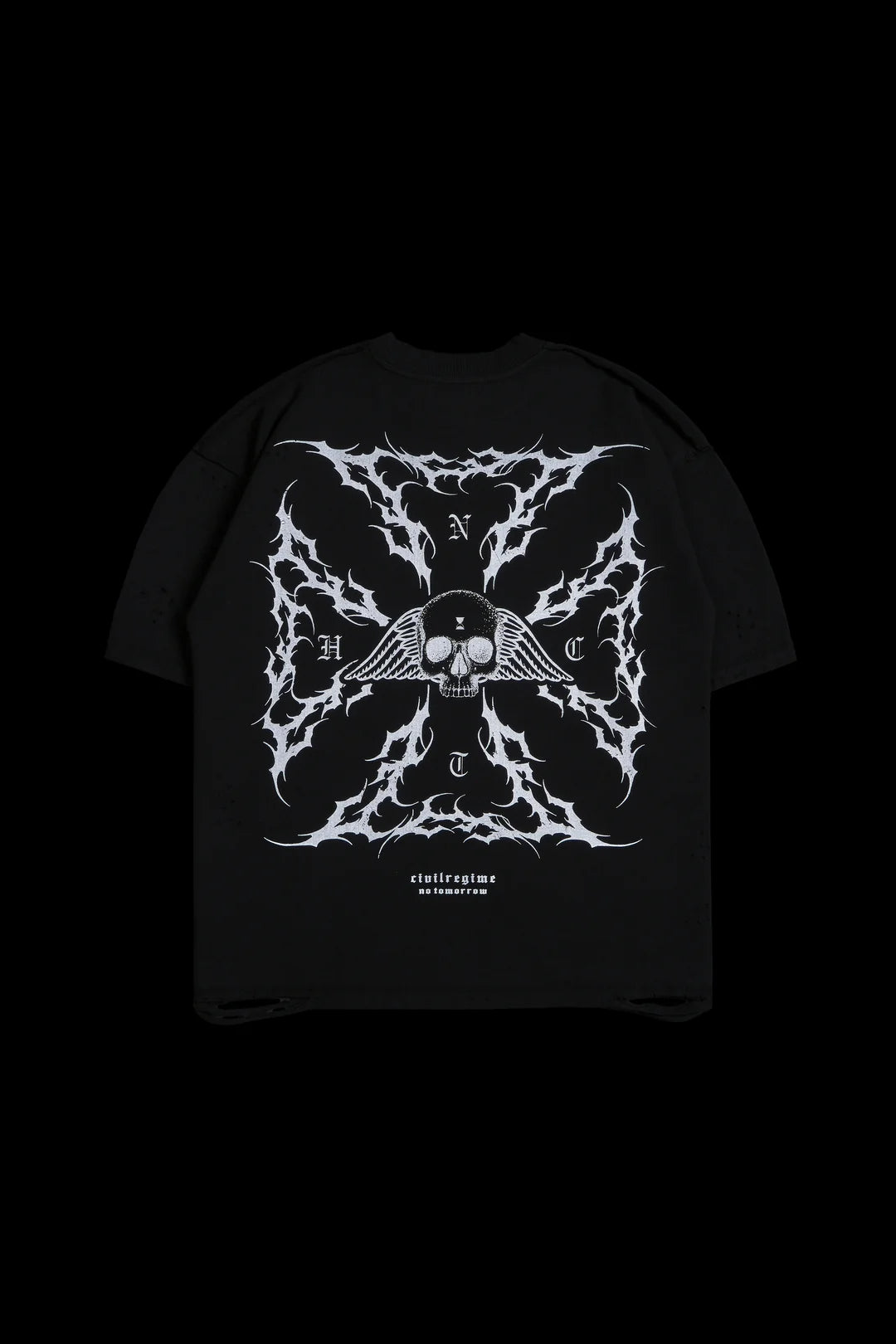 IRON SKULL FMR TEE IN BLACK