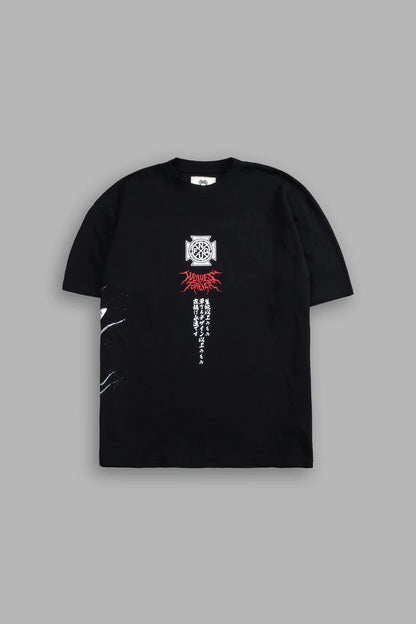 DARC SHINIGAMI "SIDE BY SIDE" SERIES PREMIUM TEE IN BLACK