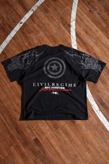 Captain America Side By Side 199X Tee "Box Set" in Black