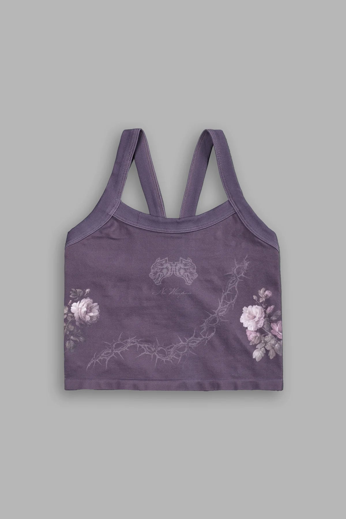 Rose Thorn "Hannah" Soft Seamless Tank in Cherry Wine Rose Thorn
