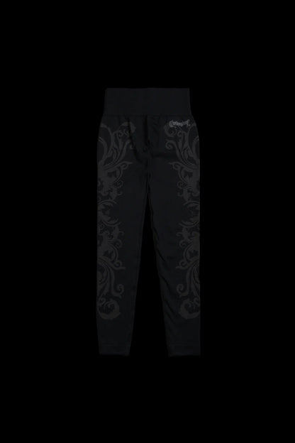 PLAGUE KELLY SEAMLESS LEGGINGS IN BLACK
