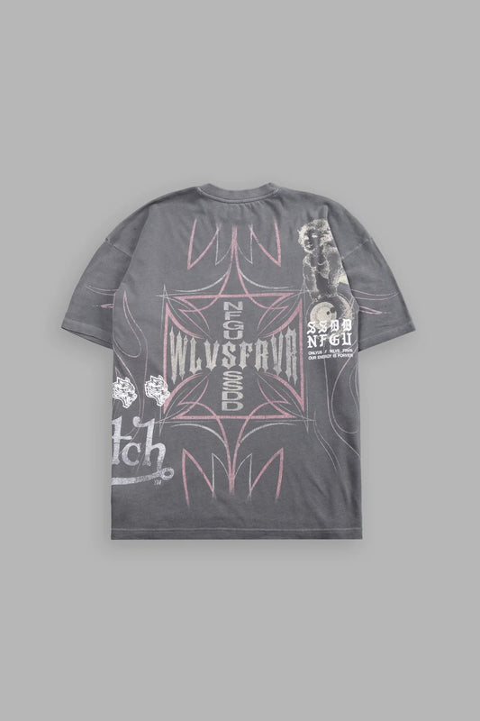 Darc Iron "Side-By-Side" Series Premium Tee in Dove Gray