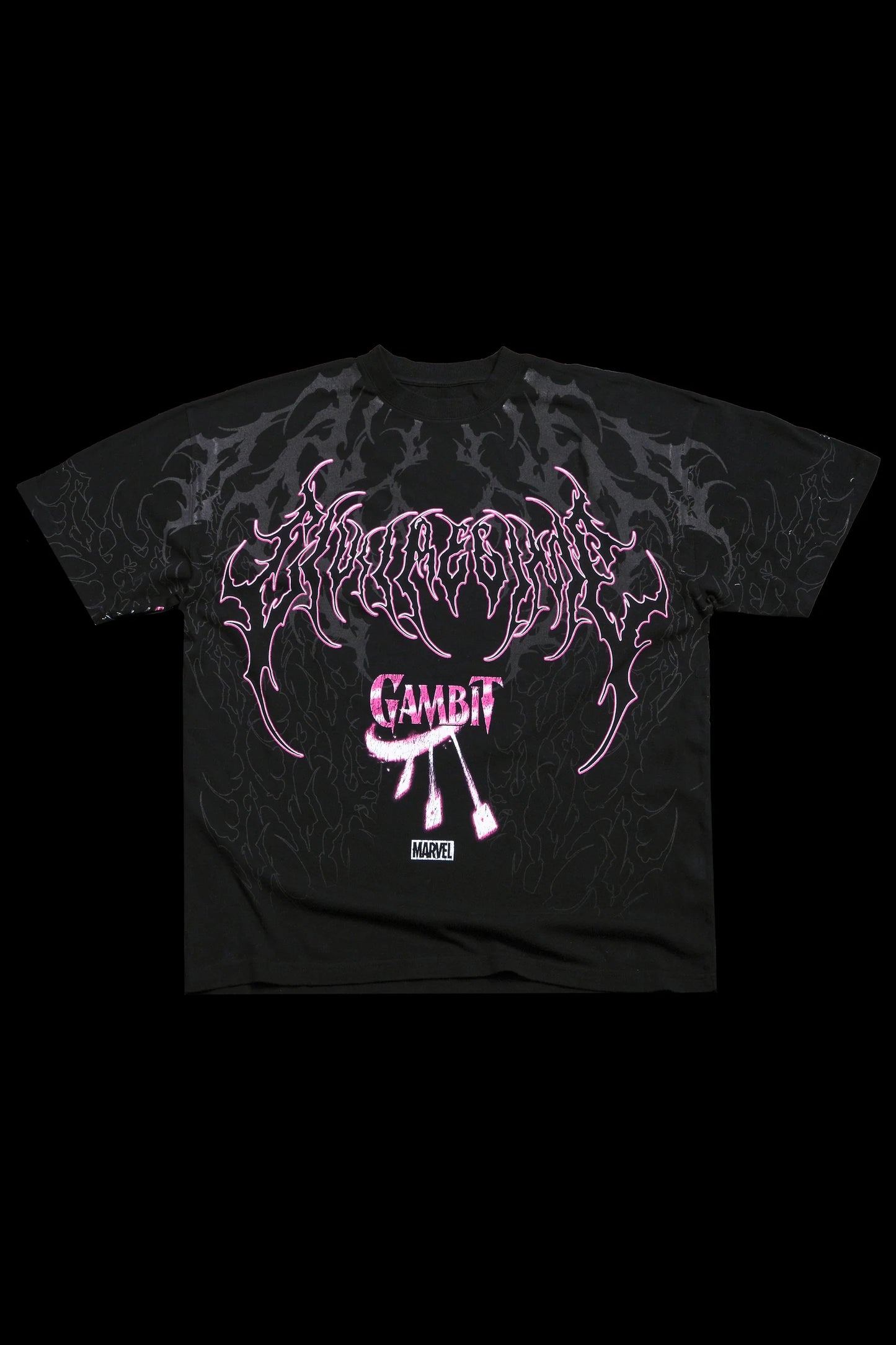 Spade Of Love American Classic Oversized Tee in Vintage Black