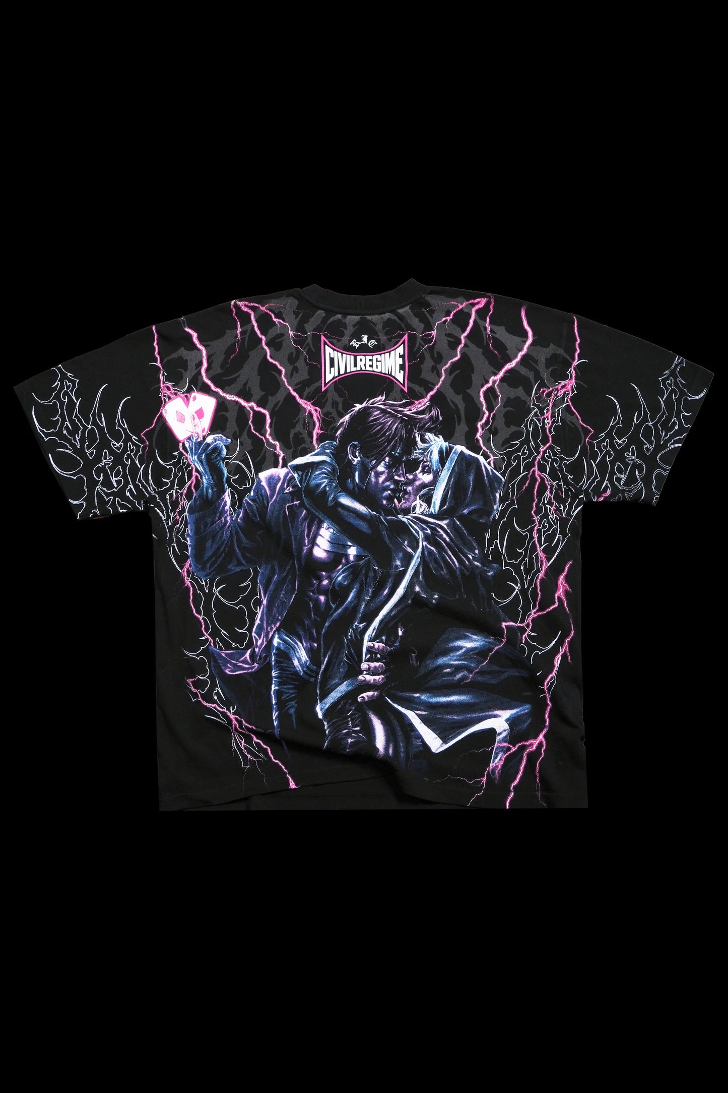 Spade Of Love American Classic Oversized Tee in Vintage Black