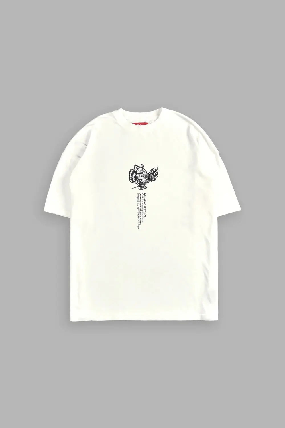 ETERNAL FIRE PREMIUM OVERSIZED TEE IN CREAM