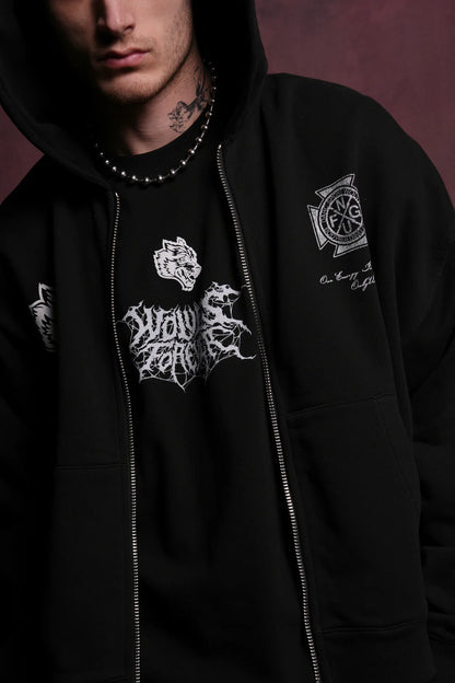 SPIDER HESH DARCO DOUBLE ZIP HOODIE