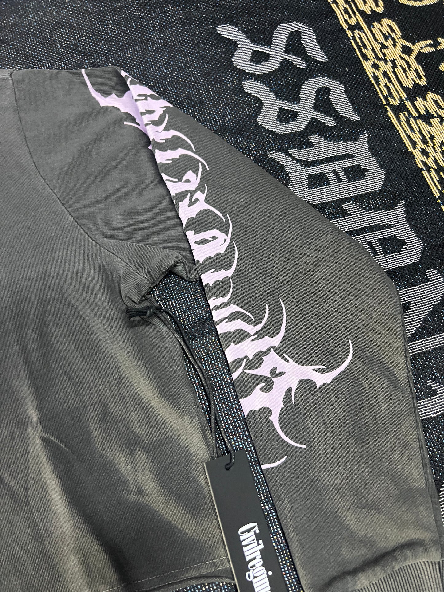 FAAFO LONG SLEEVE BOXY CROP TEE