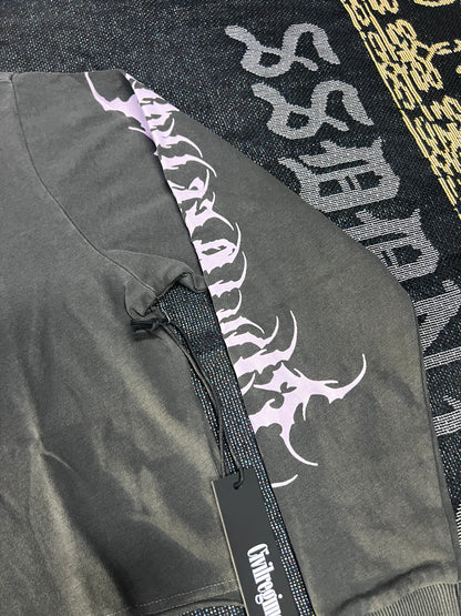 FAAFO LONG SLEEVE BOXY CROP TEE