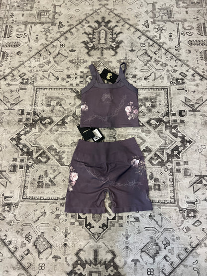 Rose Thorn Soft Seamless Set in Cherry Wine Rose Thorn 2