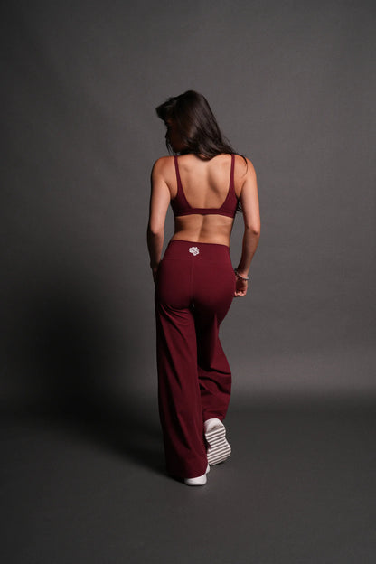 WOLF WIDE LEG ENERGY PANTS IN VELVET