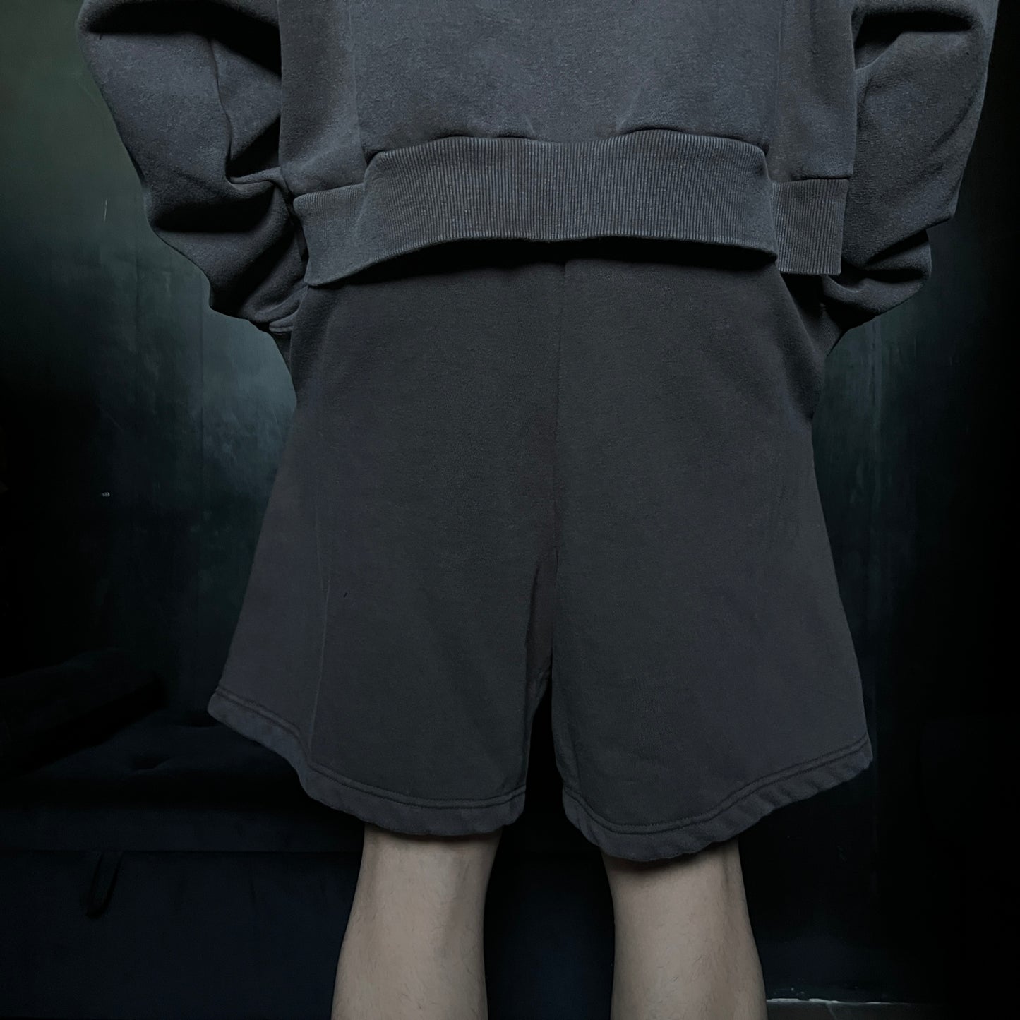 CONCRETE SIN BAGGY SHORTS IN SUN WASH BROWN