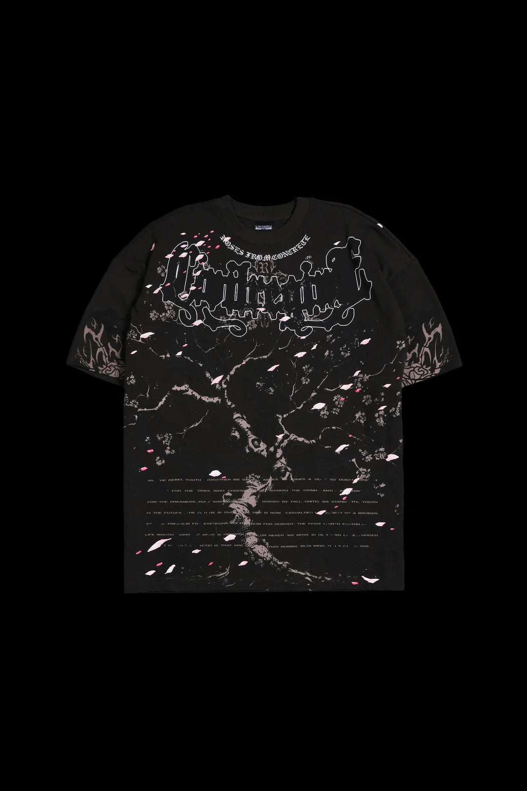 IN BLOOM AMERICAN CLASSIC OVERSIZED TEE IN BROWN