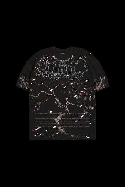 IN BLOOM AMERICAN CLASSIC OVERSIZED TEE IN BROWN