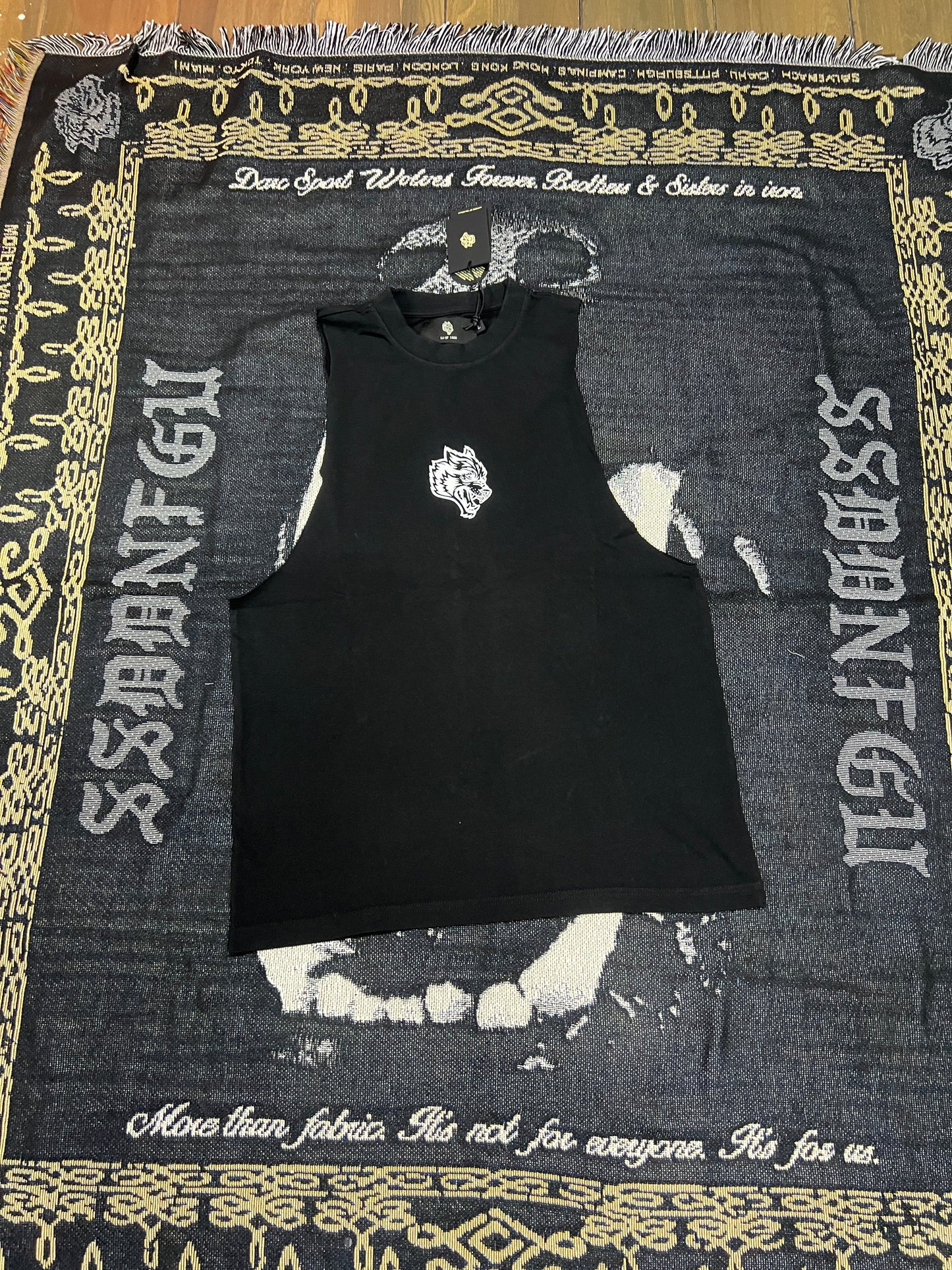 CONQUER “TOMMY” MUSCLE TEE IN BLACK