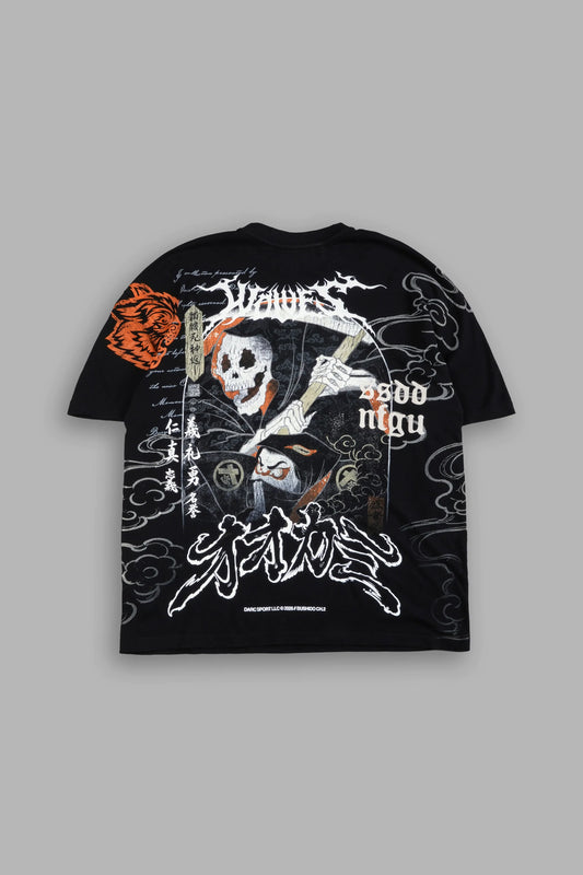 Bushido Ch.2 "Side-By-Side" Reaper Tee in Black
