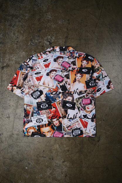 Save Yourself Cuban Collar S/S Shirt in All Over Print
