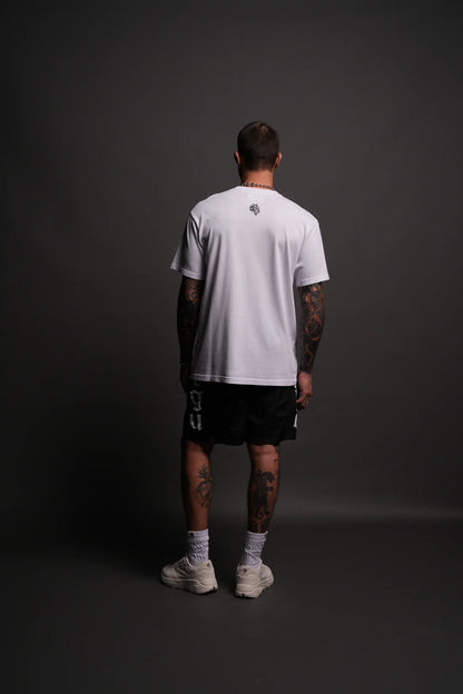 CHOPPER WOLF "PREMIUM CLASSIC" TEE IN WHITE