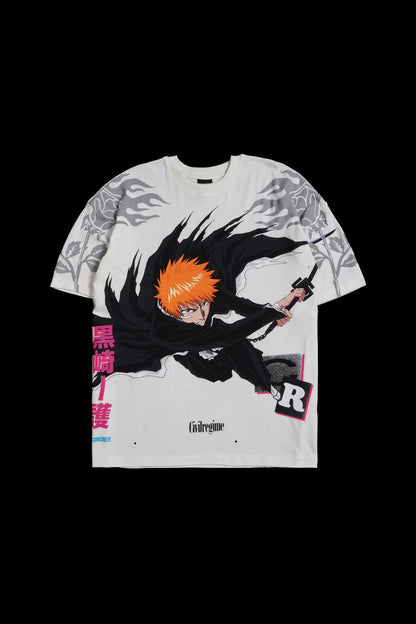 NO LIMITS AMERICAN CLASSIC OVERSIZED TEE IN BUTTER