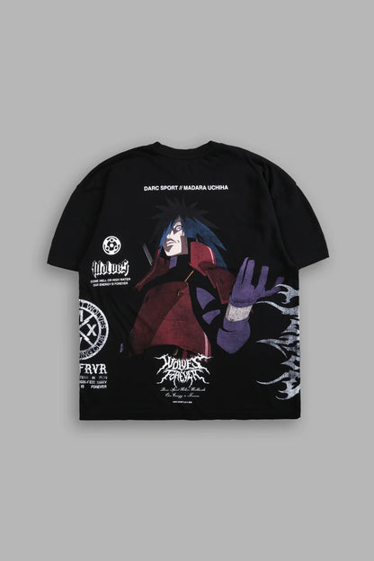 MADARA UCHIHA SIDE BY SIDE SERIES PREMIUM TEE IN BLACK