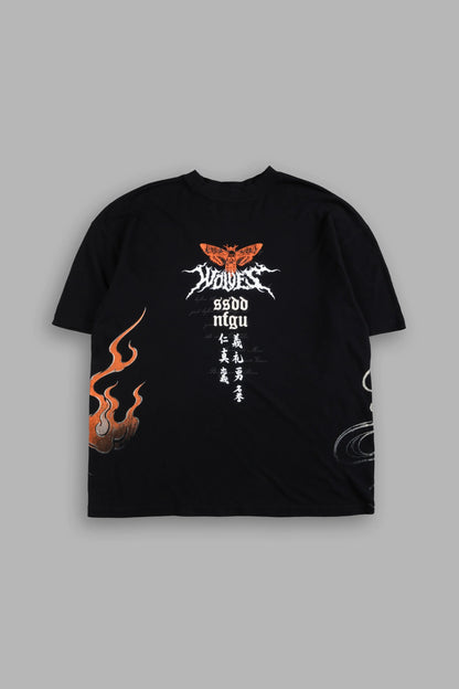 Bushido Ch.2 "Side-By-Side" Geisha Tee in Black