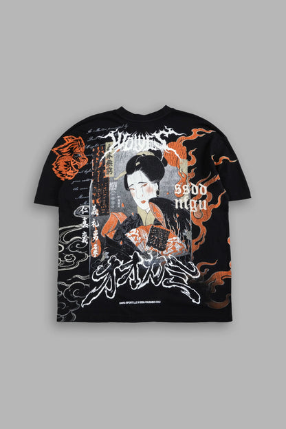 Bushido Ch.2 "Side-By-Side" Geisha Tee in Black