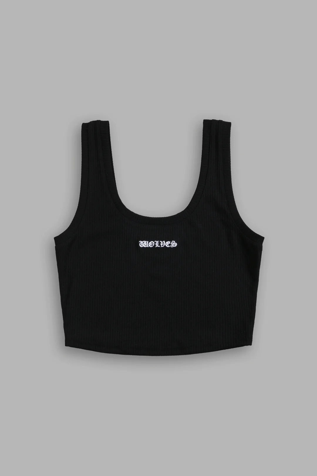 CHOPPER CLASSIC RIBBED TANK IN BLACK