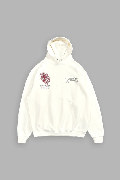 WESTERN V2 “PIERCE” HOODIE IN CREAM