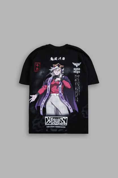 Doma Side By Side Premium Oversized Tee in Black