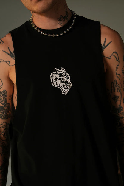 CONQUER “TOMMY” MUSCLE TEE IN BLACK