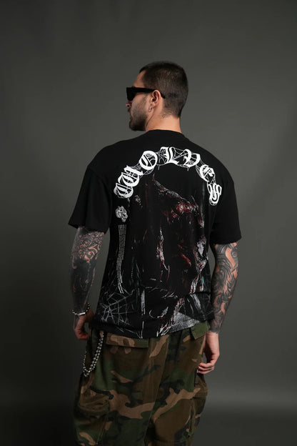 CARNAGE FOREVER PREMIUM OVERSIZED TEE IN BLACK