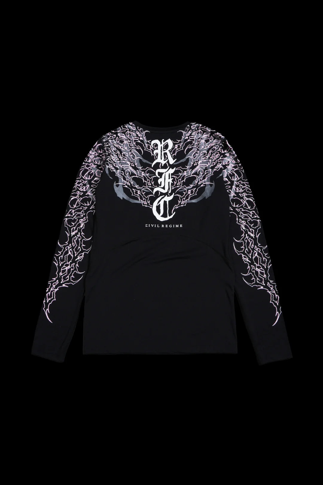 ANARCHY FLEX L/S COMPRESSION TEE IN BLACK
