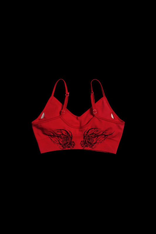ILE THORNE KELLY SEAMLESS BRA IN RED